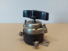 Soviet electric voltage switch. Made in USSR. Rare selector.