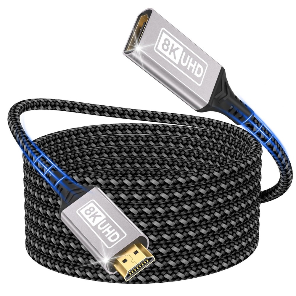 HDMI Extender,4.92FT(1.5M) Cable 10K 8K@60HZ/4K@144HZ,HDMI 2.1 4.92 feet