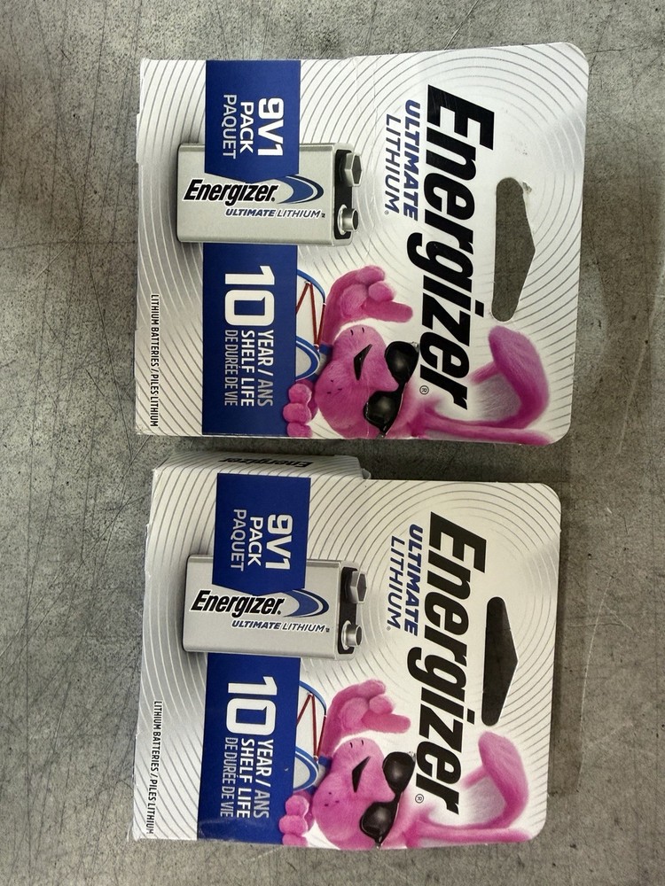NEW Energizer Ultimate Lithium 9V1 (2pack)