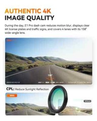 Vantrue E1 Pro 4K Front Dash Cam | Authorized Dealer