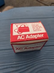 NOS Archer Power Adapter 273-1455A INPUT: 120V AC 60Hz 8W OUTPUT: 9V DC 300mA
