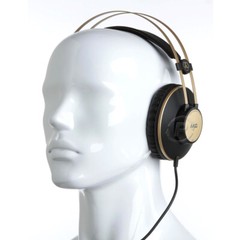 Genuine AKG K92 Over-Ear Closed-Back Monitor Studio Stereo Headphones Black/Gold