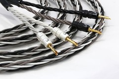KnuKonceptz Krux Interlaced Braided 8 Gauge Bi-Wire Speaker Wire Cable 8′ Pair