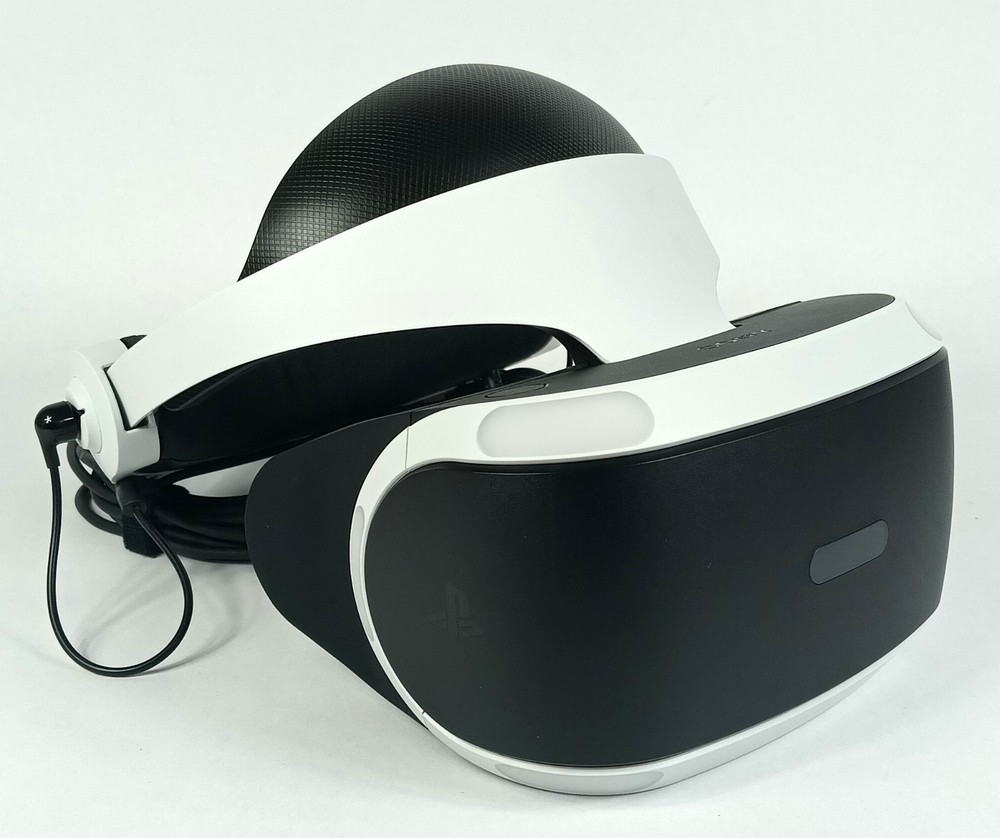 Sony PlayStation 4 PSVR Headset with Earbuds Only V2 CUH-ZVR2 Tested Working