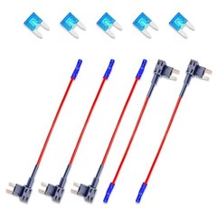 5 PCS Car Fuse Tap, Copper Mini Fuse Tap Connector Add-a-Circuit Fuse, Fuse