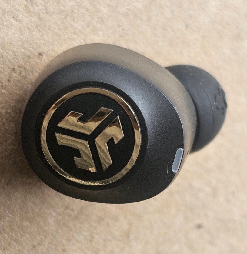 JLab JBuds Air “ICON” True Wireless Earbuds RIGHT SIDE ONLY – Black/Gold.