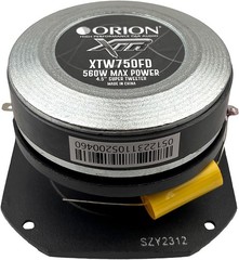 ORION XTW750FD 4.5” XTR SERIES 140W RMS | 560W MAX BULLET SUPER TWEETER (SINGLE)