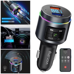 Car Bluetooth FM Transmitter Radio MP3 Wireless Adapter Dual USB Charger