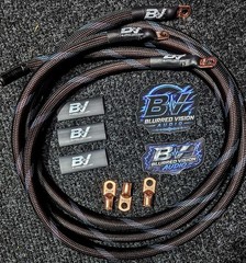 Blurred Vision Audio BV-BIG3 True Gauge 1/0 CCA BIG 3 Upgrade Kit Blue/Black