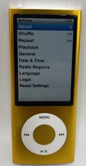 Apple iPod Nano 5th Generation 8GB Yellow A1320 Video Camera MP3 Player