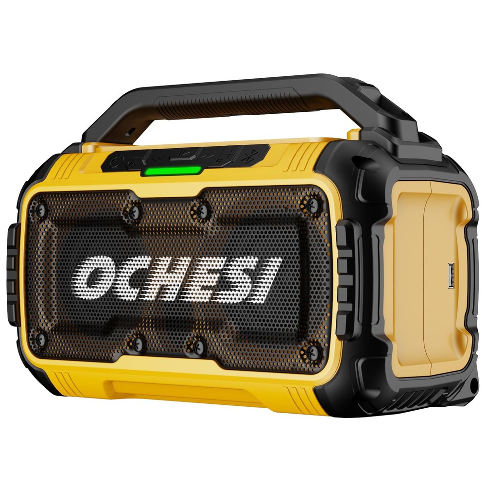 Cordless Bluetooth Speaker for DeWalt 20V Max Batteries, 80W Portable Jobsite…