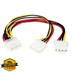 StarTech.com LP4 to 2X LP4 Splitter Cable