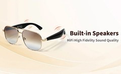 AI Smart Glasses for Men&Women Bluetooth Sunglasses Open-Ear Speaker Translation