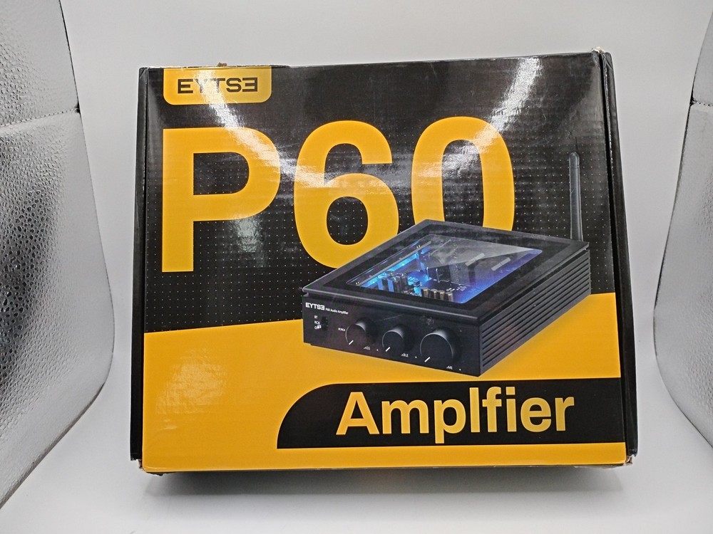 P60 Bluetooth Stereo Amplifier for Passive Speakers, 300W x 2 TPA3255 2 Channel