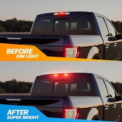 LED Third 3rd Brake Light for 2015-2026 F150 F’ord 2017-2022 A. Smoked Len