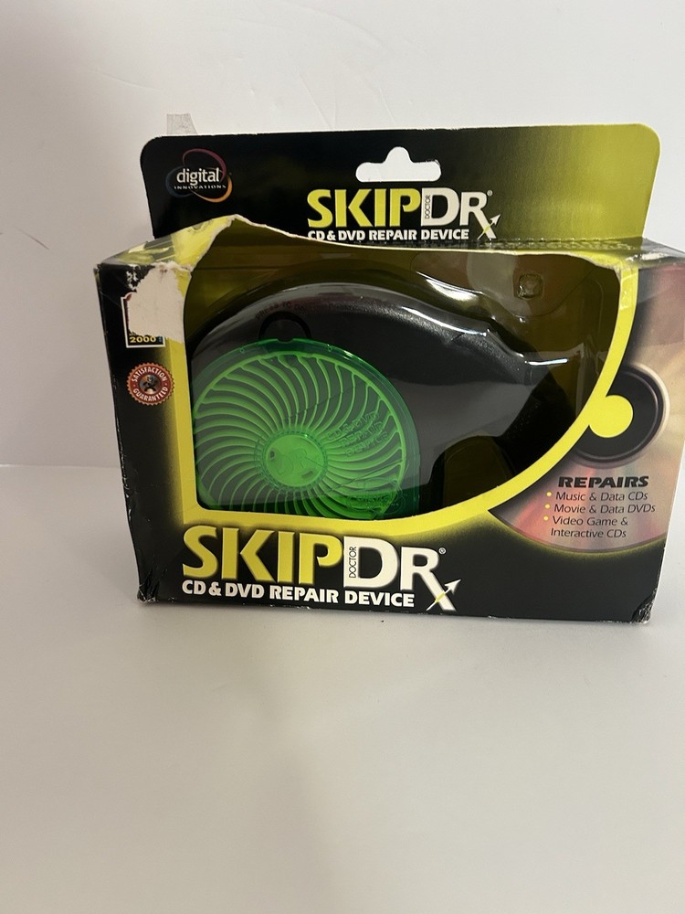 Skip Dr CD & DVD Repair Device Digital Innovations Model 10108 USA MADE