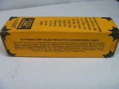 Aerovox Dry Electrolytic Capacitor Type GL 10-10-10 450 DCWV