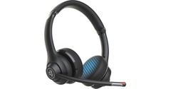 JLAB Go Work BLK4 Wireless Or Wired Microphone Office Headset Black