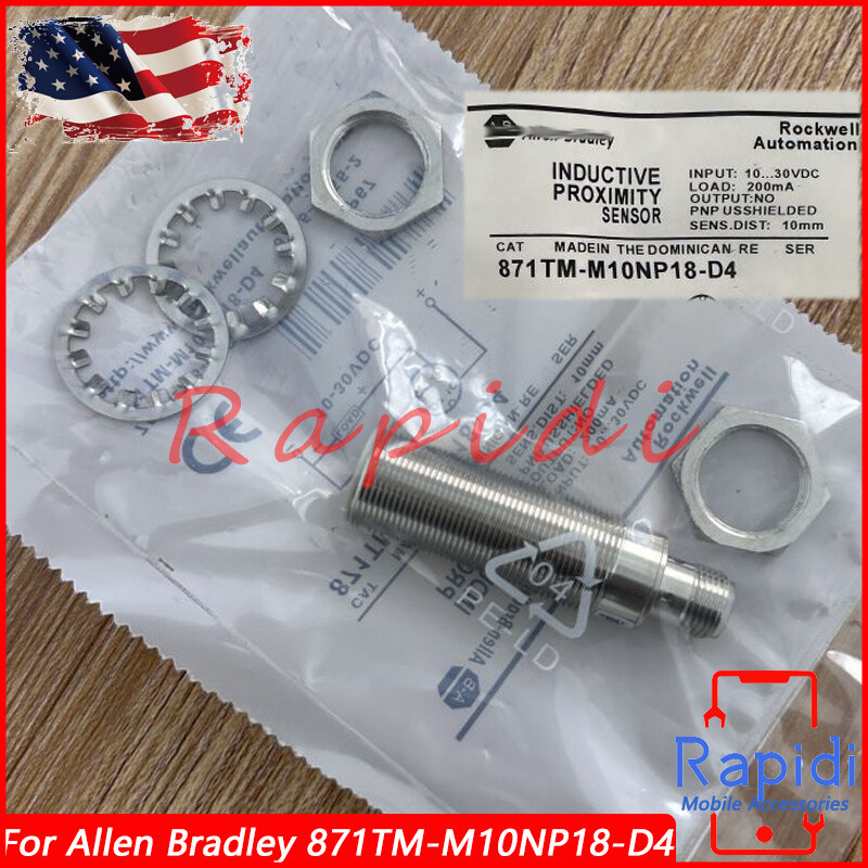 For Allen Bradley 871TM-M10NP18-D4 Proximity Sensor Switch 10-30VDC 200mA 10mm