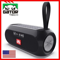 Bluetooth Wireless Portable Speaker Solar Power Stereo Bass USB SD FM Radio LOUD