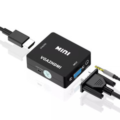 VGA to HDMI 1080P Full HD Mini VGA to HDMI Audio Video Converter Adapter New