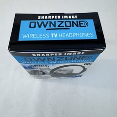 New Sharper Image Own Zone Wireless TV Headphones W/ Noise Reduction FAST SHIP