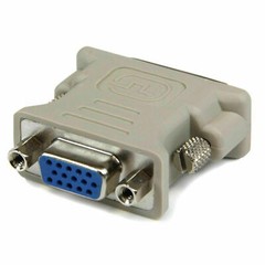 DVI-I Male Dual-Link 24+5 to VGA Female DE-15 Video Monitor Adapter Converter US