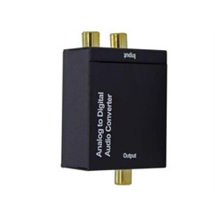RCA to Optical Audio ADC 96KHz 24-bit Sampling Aluminum Body for Laptop/Receiver