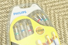 Philips Component Video Cable 6 Foot 24K Gold Plated Connectors M62795 NIP