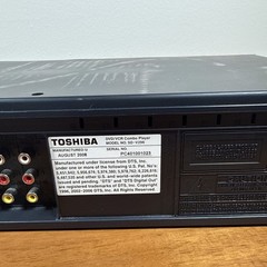 Toshiba SD-V296-K-TU DVD/VCR Combo Player, No Remote (Tested and Working)