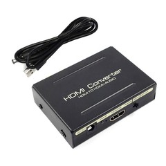 1080P HDMI Converter HDMI to SPDIF Optical 4K RCA L/R Analog Audio Extractor a