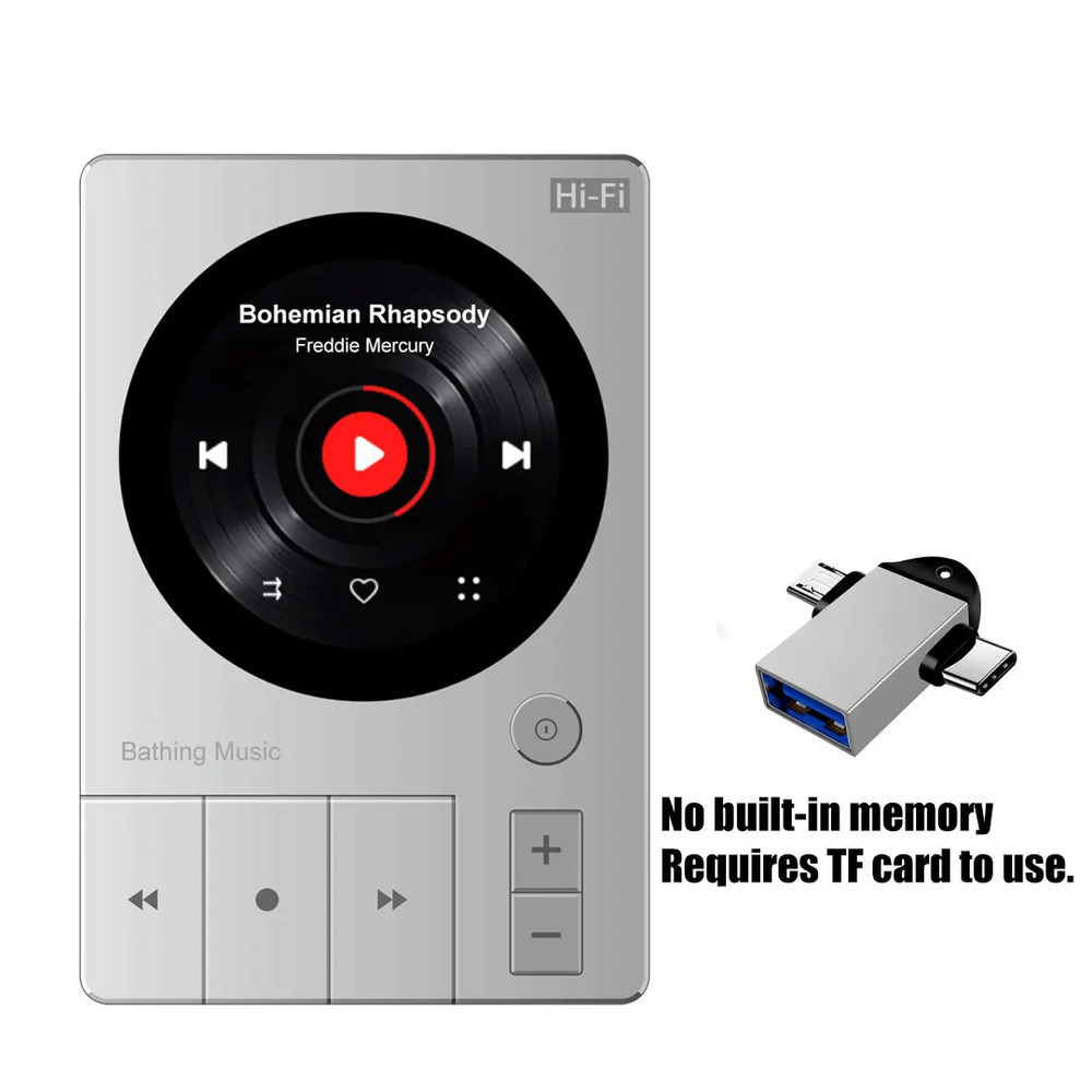 64GB HIFI Lossless MP3 Player Famue BF30 DSD256 192Khz 32Bit Piano Key Metal Des