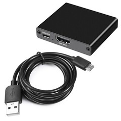 HDMI Splitter 1 In 2 Out 4KUHD HDMI Splitter For Dual Monitors Duplicate/Mirror