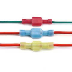 500PC Male Female Insulated Spade Terminal Crimp Quick Disconnect Wire Connector
