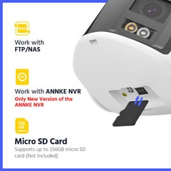 ANNKE 8MP 4K 6MP Full Color PoE Security Camera Dual Lens Two-Way Audio Outdoor
