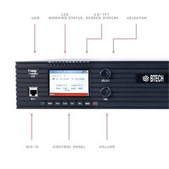 BTECH GMRS-RPT50 50W GMRS Repeater with Duplexer and Auto-ID