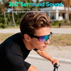 AI Smart Glasses Camera Bluetooth Open-Ear Audio | Oakley Meta Alternative