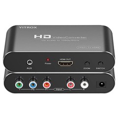 Component to HDMI Converter Upscaler Scaler YPbPr to HDMI Converter Support 1…