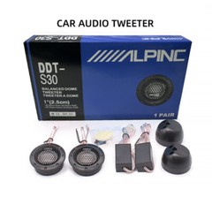 Alpine DDT-S30 Car Audio Modification Horn 1.5in Silk Membrane Tweeter Universal