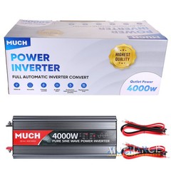 4000W RV LCD USB Inversores de corriente para coche CC 24V a CA 110V Barco