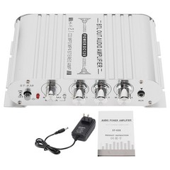2.1 Bluetooth Stereo Hifi Car Amplifier Amp Sound Speaker EDR Audio LED Home💫