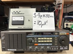 Kenwood R-2000 Receiver w VC-10 VHF converter, man. copy, cords: Tested Working!