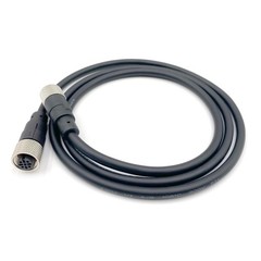 1.64ft M12 5 Pins Female to Female Connector Cable, A Straight Molding Cable …