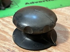 ’70s/60s vintage 53 mm large rotary console knobs Japan RCA Collins Raytheon