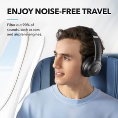 Soundcore Q20i Wireless Over-Ear Headphones 40Hr Hybrid Active Noise Cancelling