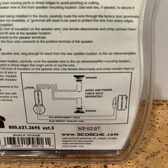 Scosche 18 Gauge 40 Ft. Speaker Wire, Oxygen Free Copper, KS1840B, Fast Shipping