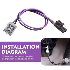 Blower Motor Connector Wire Harness, Replacement for Cadillac GMC Tahoe Yukon