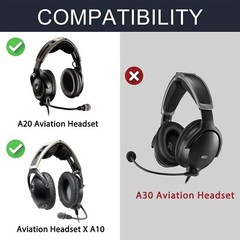 Ear Pads Headband Cushion Foam Mic Muff Kits For Bose Aviation Headset X A10 A20