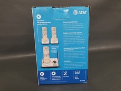 AT+T EL52319 3 Handset Answering System Telephone Open Box