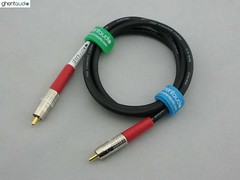E08 (0.5m 1.5ft ) —HiFi Canare LV-61S & RCAP-C4A True 75Ω Coax RCA Audio Cable